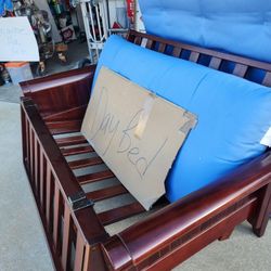 Futon Bed For Sale $275.00 Gently Used...