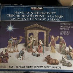 Christmas Hand-painted Nativity
