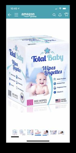 Total baby wipes