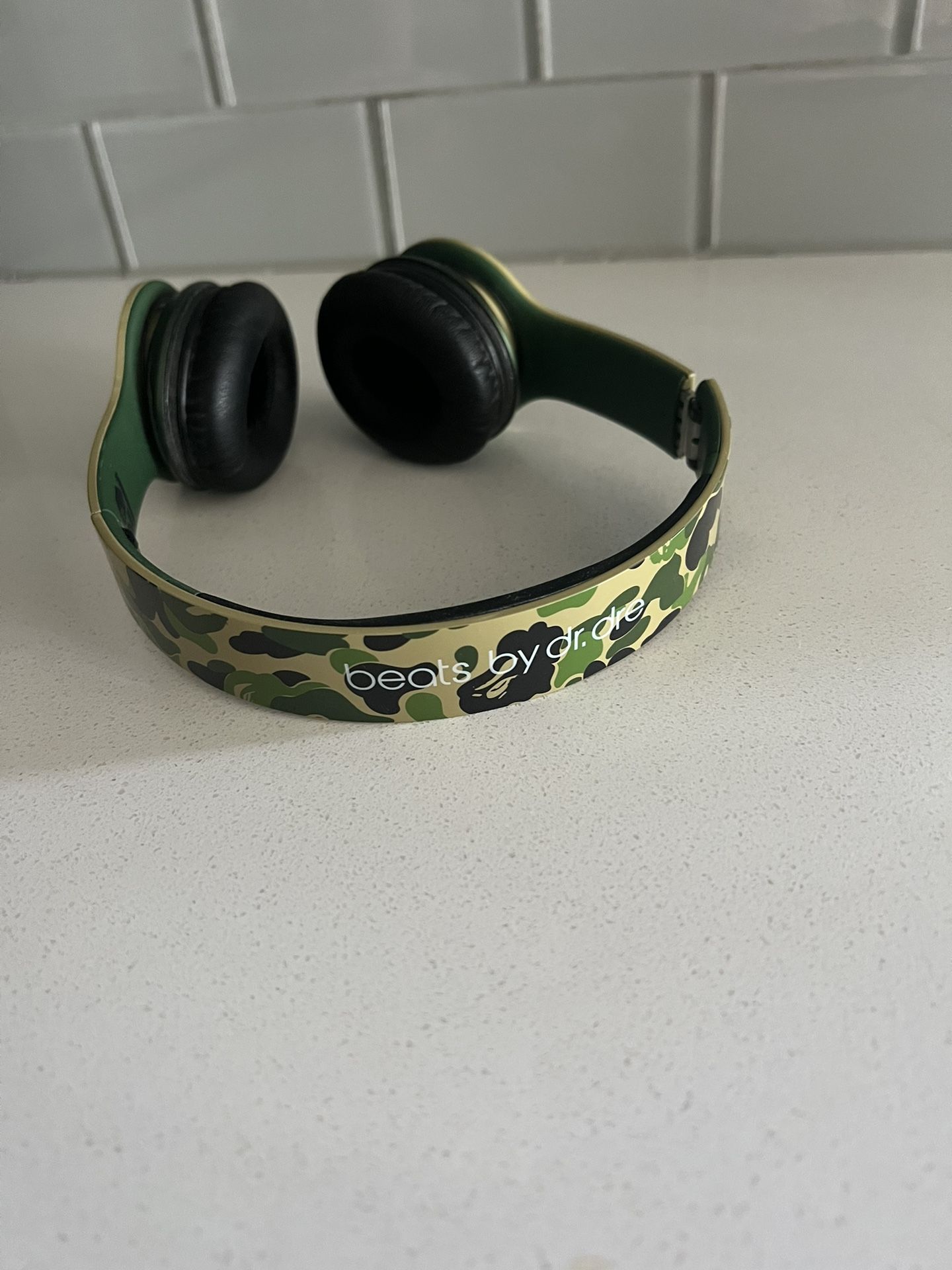 BAPE X Beats By Dre ABC Camo NW20 Beats Solo Headphones for Sale