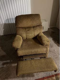 Single recliner rocking chair