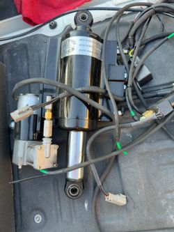 Shotgun Shock Air Ride Suspension Kit w/ Compressor & Wiring – Harley-Davidson
