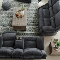 💥HUGE Ashley Furniture Blowout Sale!💥 Brand New Reclining Sofa Loveseat Set! $50 Down Takes It Home Today! 
