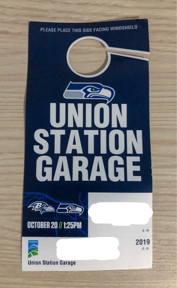 Seahawks VS Ravens Parking Pass: LESS THAN A 3 MINUTES WALK for Sale in Seattle, WA - OfferUp