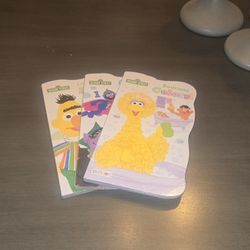 Sesame Street learning books (set of 3)