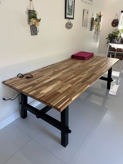 Wooden dinning table