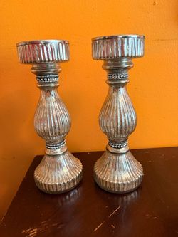 Ashland silver candle sticks