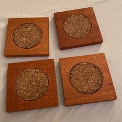 Mahogany coasters