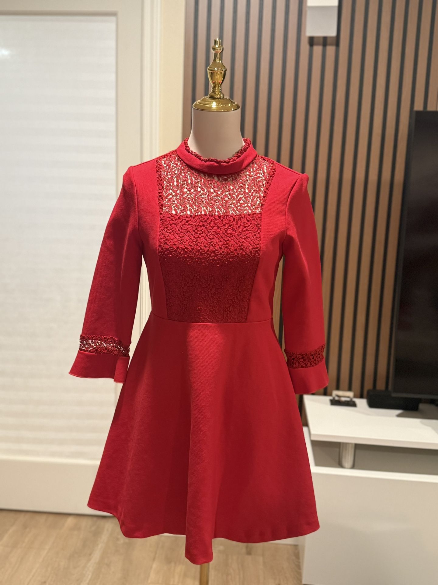Red Christmas Dress ( Size M)