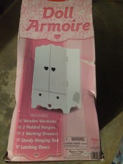 White Doll Armoire