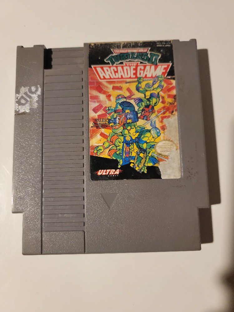 Teenage Mutant Ninja Turtles 2: The Arcade Game TMNT Nintendo NES