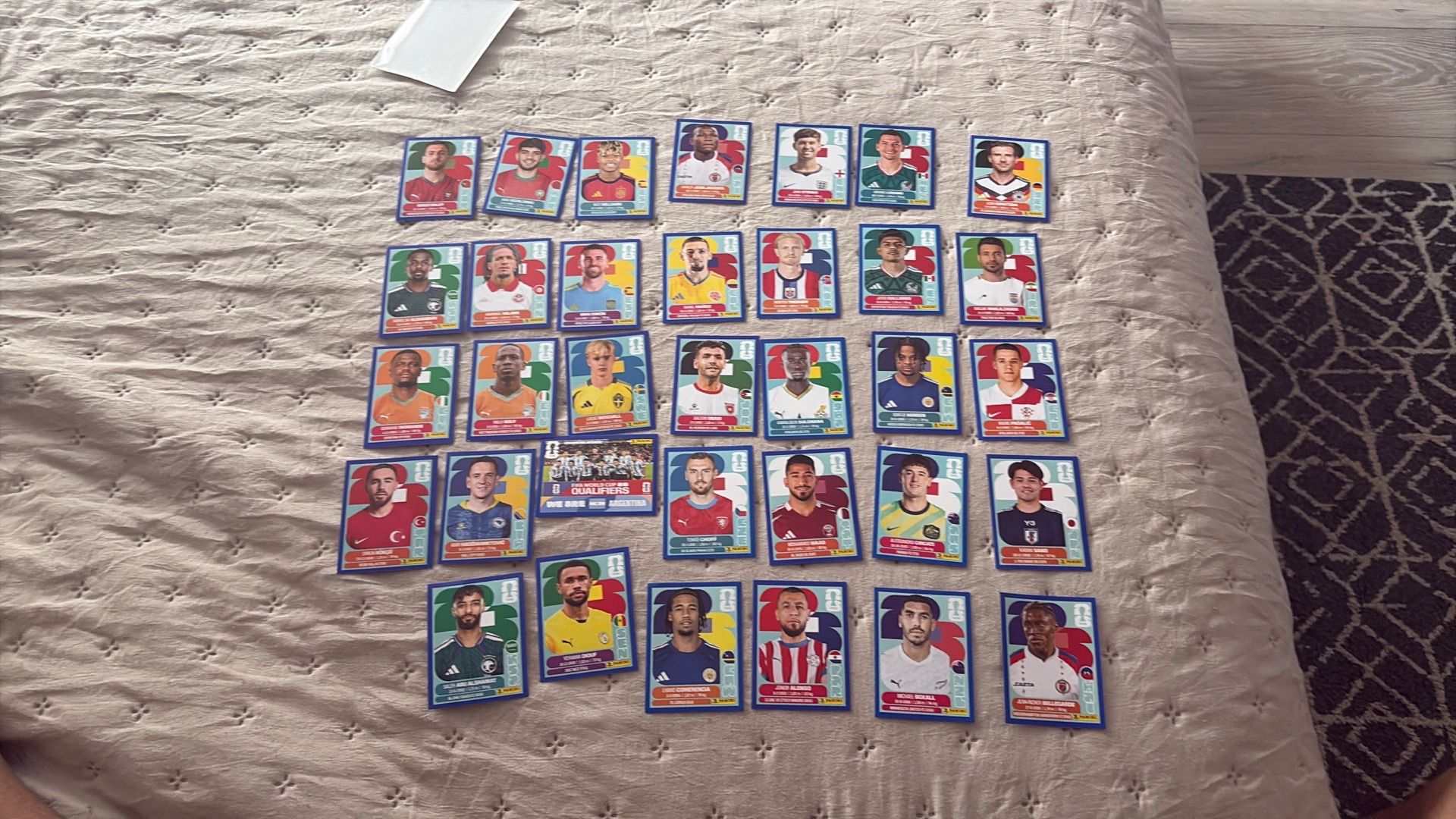 World Cup stickers (Blue)