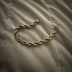 8in 6mm 14k Yellow Gold Rope Bracelet Offers 