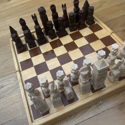 Chess Board  Made In Perú Real Wood  Juego De Ajedrez Artesanal Hecho En Perú