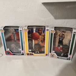 Funko Pops! NBA players