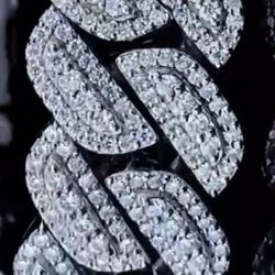 VVS  Custom Moissanite 22” Gold Plated