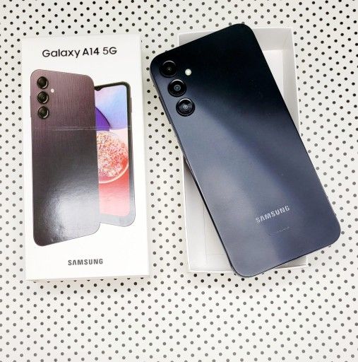 WITH BOX SAMSUNG GALAXY A14 5G 64GB UNLOCKED. DRONE LOWEST WHOLESALE PRICES WITH OPTION TO PAY IN PAYMENTS WITH NO CREDIT CHECKS