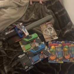 X-Shot, Pong Shot, and More Toy Bundle!