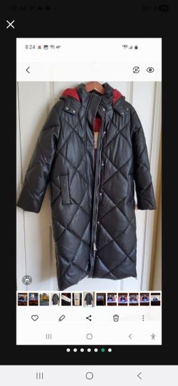 REBECCA MINKOFF WOMEN'S LONG WINTER COAT - LARGE - NWT!