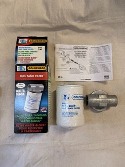 Goldenrod 596 Water-Block Fuel Tank Filter — 1" NPT, New