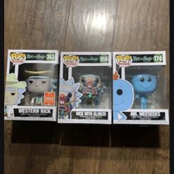Rick And Mortey Funko Pops