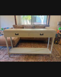 Wood Hallway Table