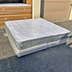 Limited Stock ||| King Size Mattress with Box Spring For Sale !!! ASAP