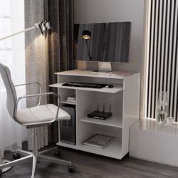 White Computer Desk