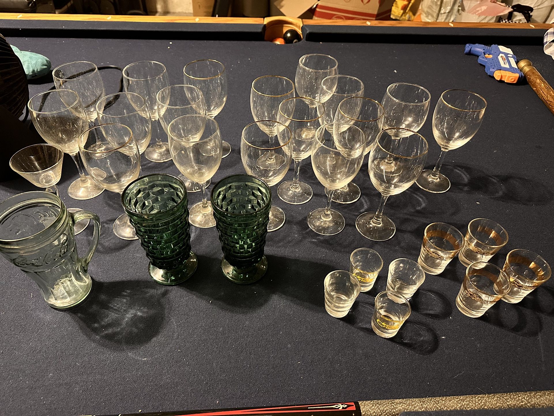 Wine And Shot Glasses