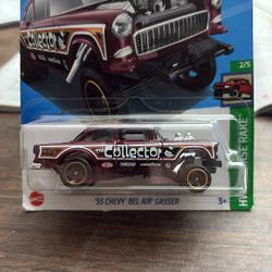 Hot Wheels '55 Chevy Bel Air Gasser, Reverse Rake 2/5