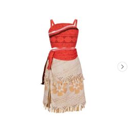 Disney Moana Girls Costume size 7-8