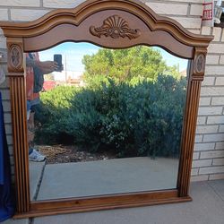 white cabinets mirror