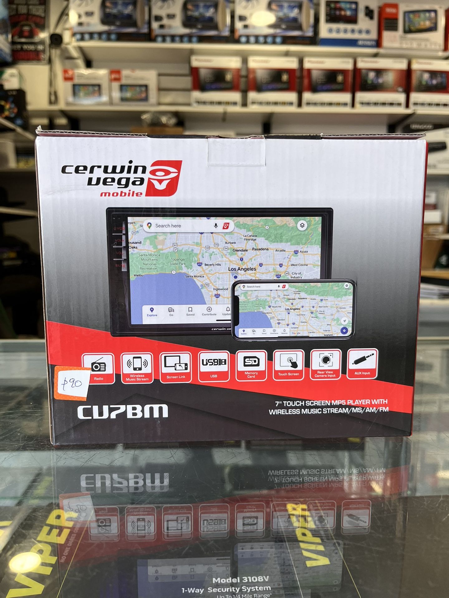 Car Stereo Cerwin Vega Touch Screen