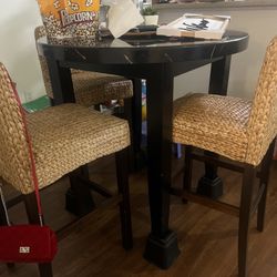 Dining Table And 2 Night Stands 