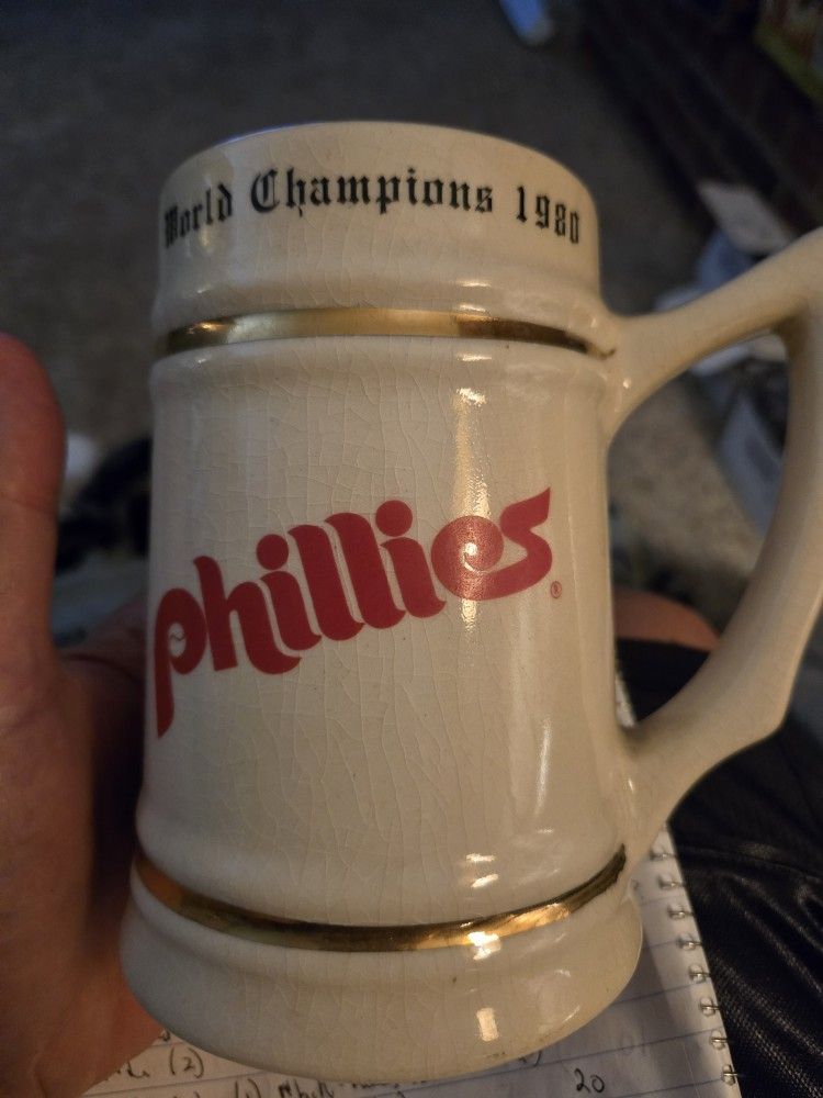 1980 Phillies World Champion Beer Stein