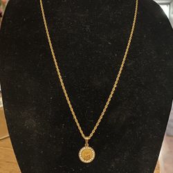 CADENA TORSAL DE ACERO CON MEDALLA DE SAN JUDAS