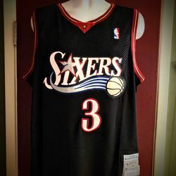 Philadelphia 76ers #3 Allan Iverson Retro NBA Basketball Jersey -S.M.L.XL.2X