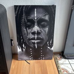 Free black n white painting