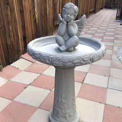 New Bird Baths Made Out Of Cement Beautiful Yard Decoration 