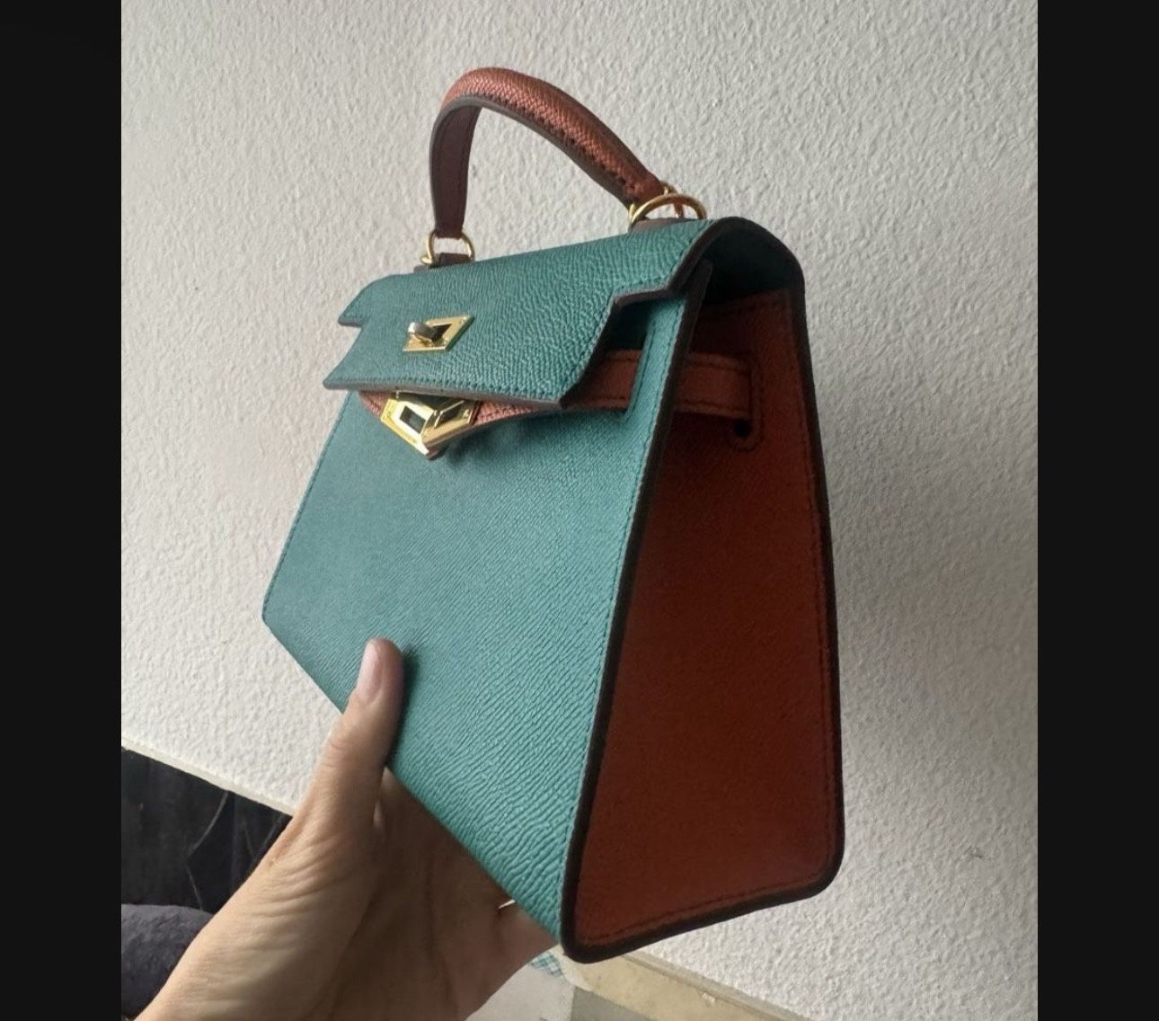 Bag Blue Hermes Style