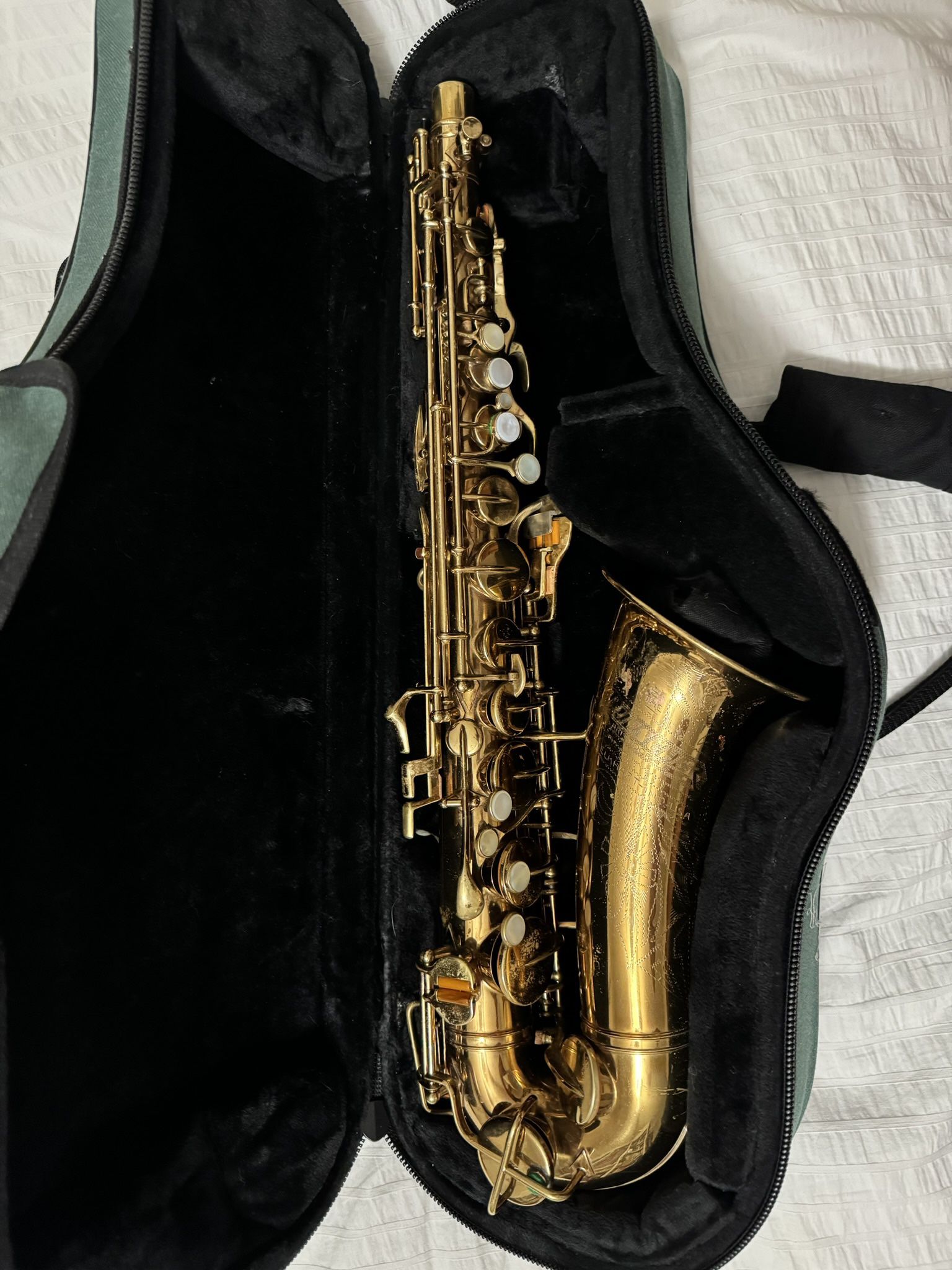 Saxophone, Buescher Alto Saxophone, 1936 Aristocrat