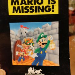 Mario Is Missing Super Nintendo Instruction Booklet 