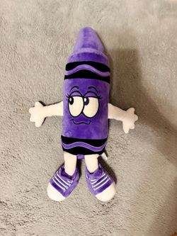 Crayola Purple Crayon Character Plush Toy