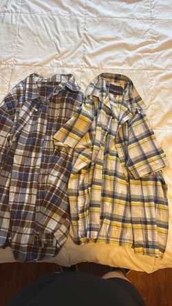 O'Neill Plaid Button-Up Shirts – Lot of 2