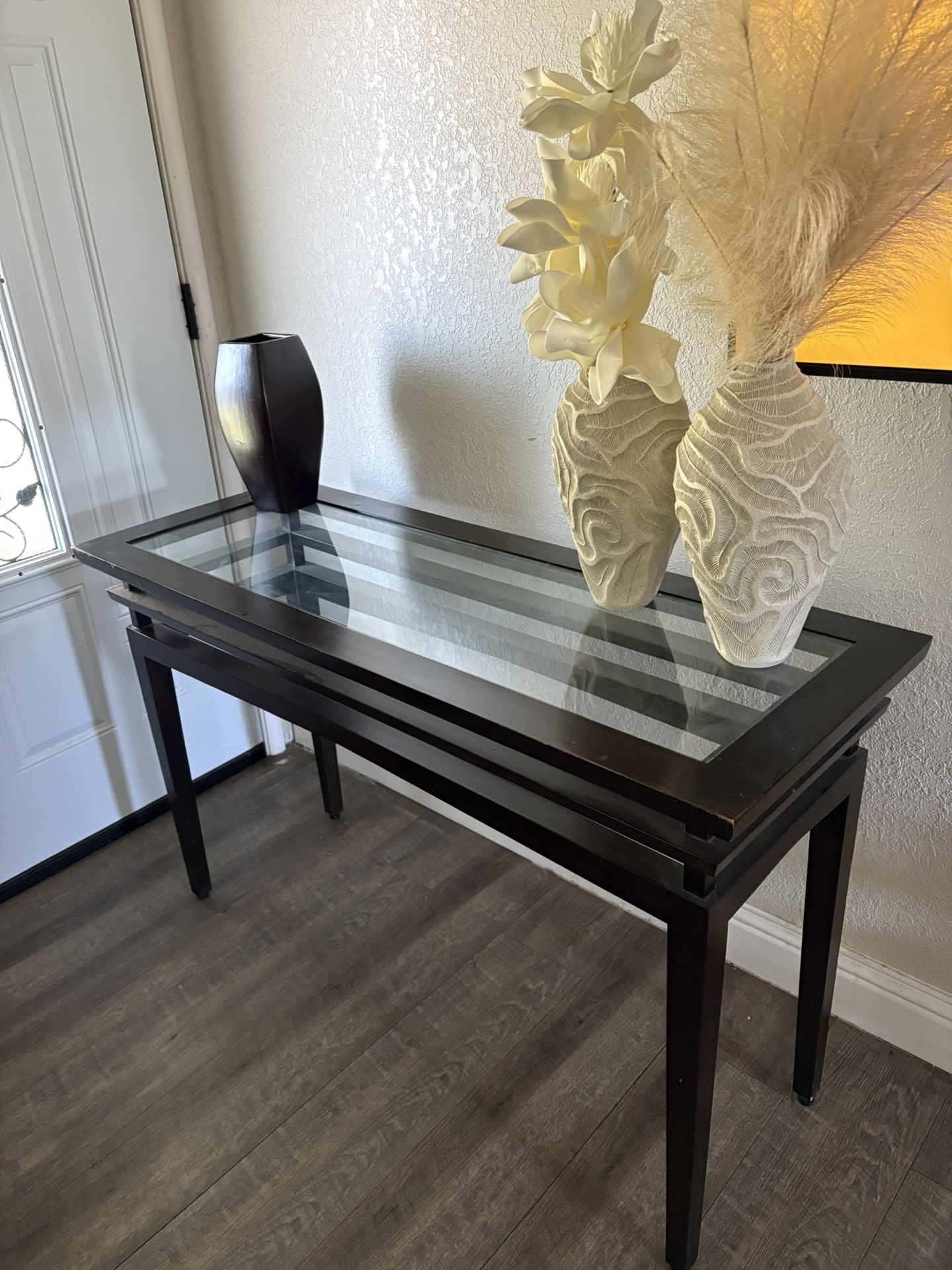 Entryway Glass Table