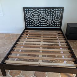 West Elm Moroccan Queen Size Bed Frame