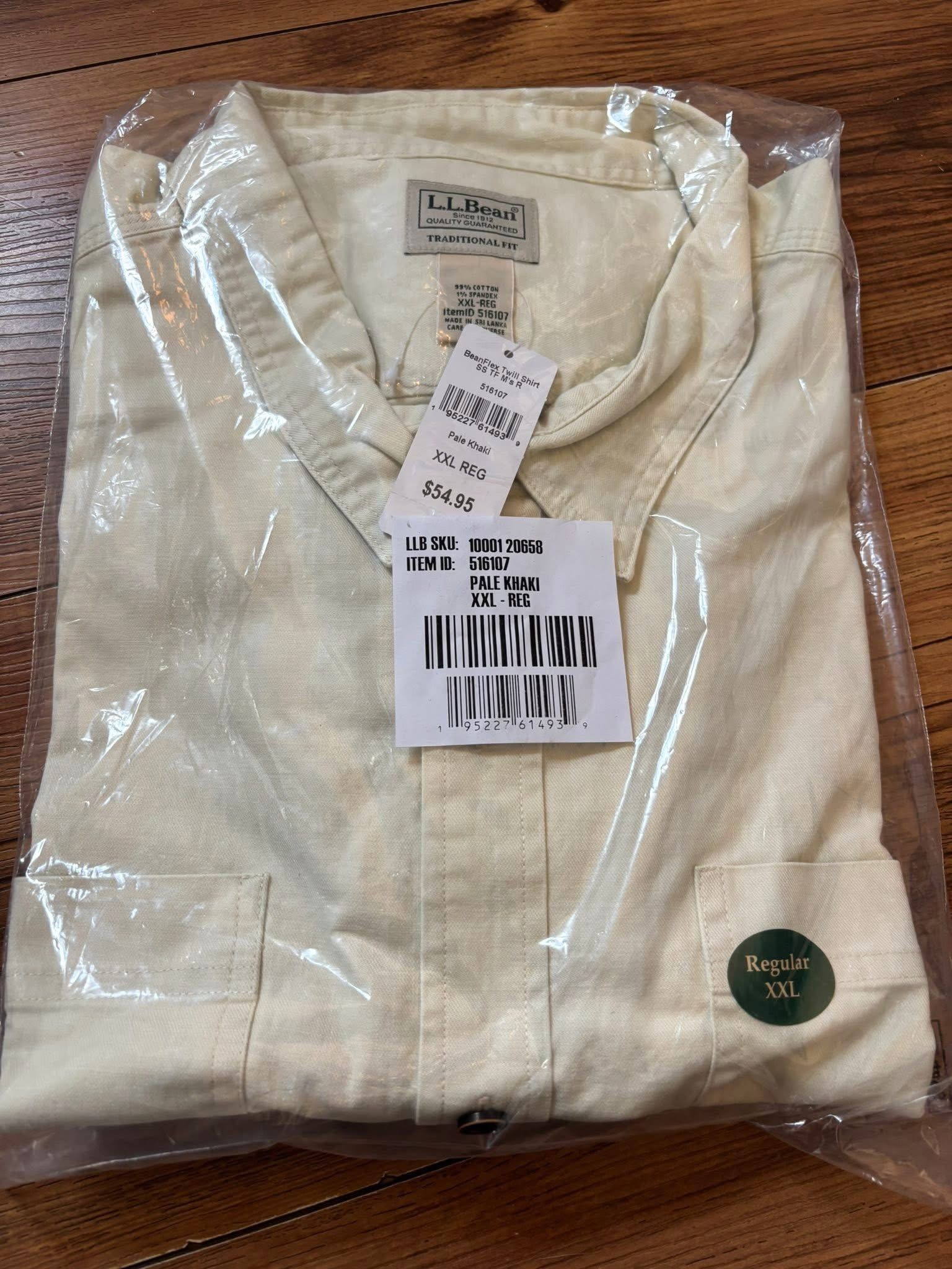L.L. Bean Button-Down Shirt-Size XXL