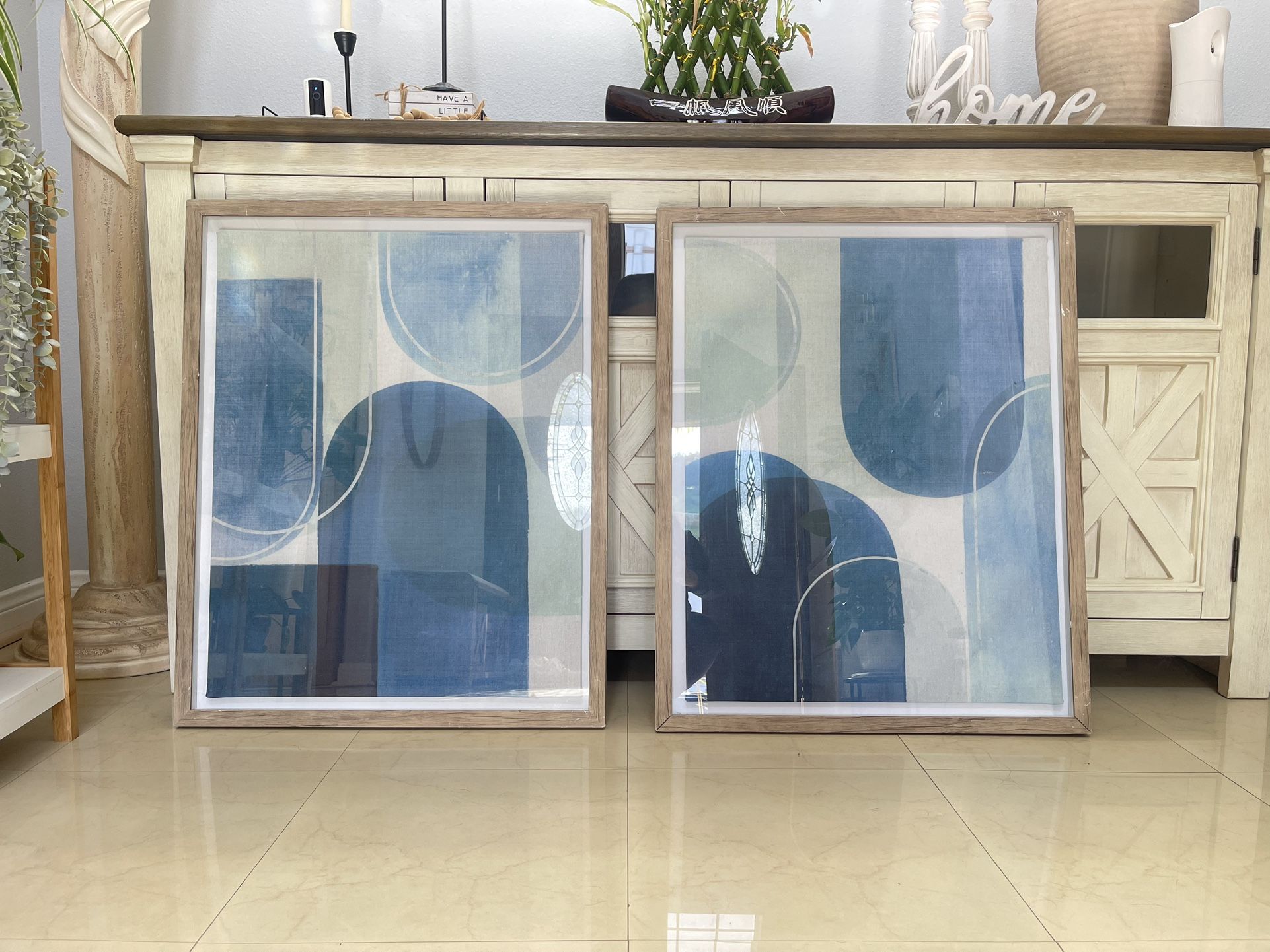 Set Of 28x32 Glass Wall Art Paint Hacienda Heights Pick Up