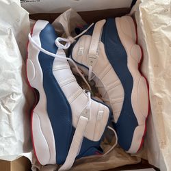Jordan 6 rings University red and blue 
