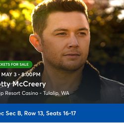 Scotty Mccreery Tickets - This Friday, May 3